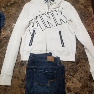 Victorias secret zip up. Worn twice good condition